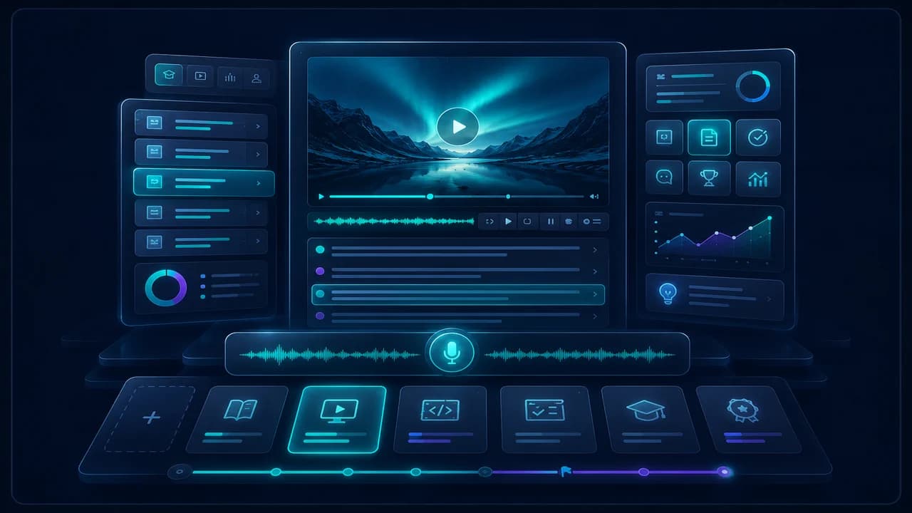 Educators & Course Creators workflow illustration